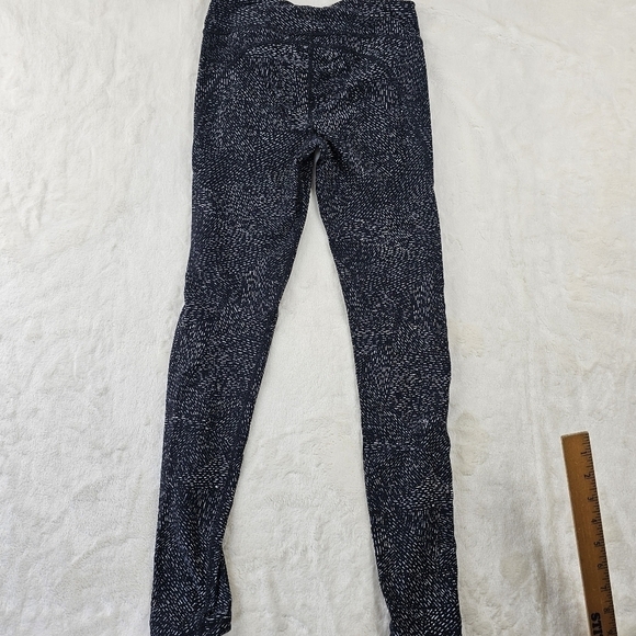 Athleta Other - Athleta Girl Leggings 12 Large Black Print Athletic workout casual